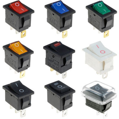 KCD1 With Color Led 10A Waterproof Mini Rocker Switch